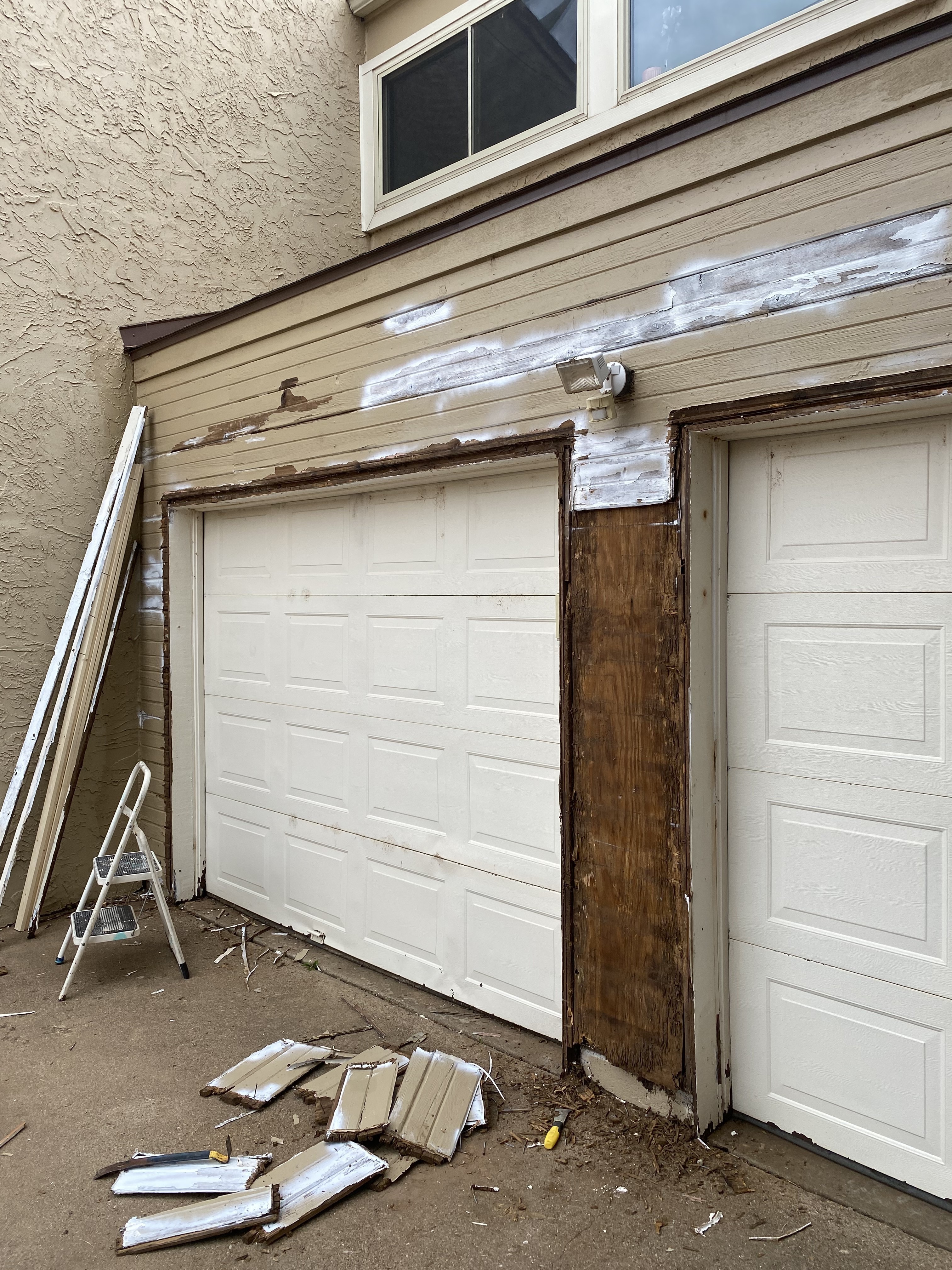 Garage renovation before Lubbock
