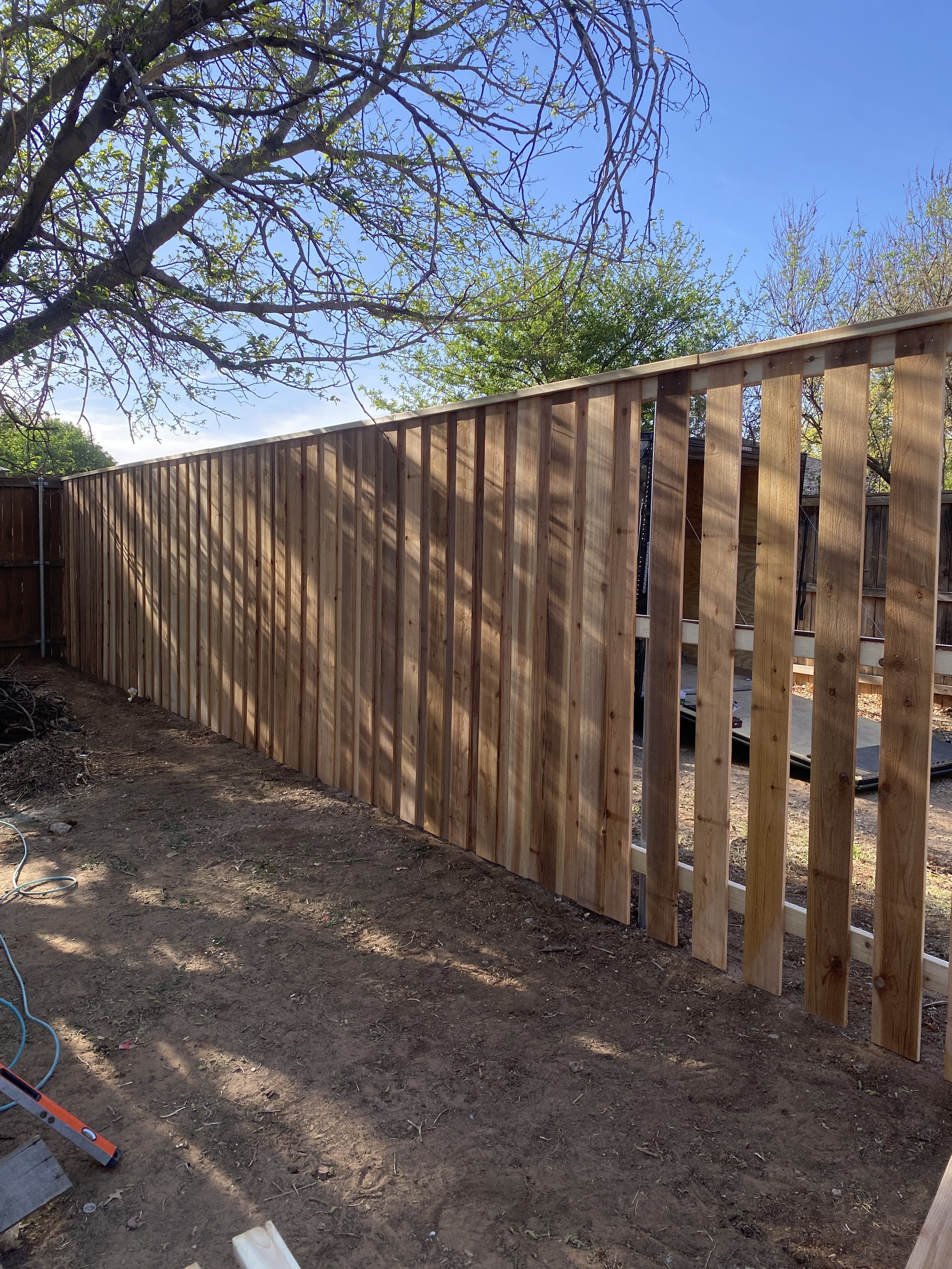 Privacy wood fence Lubbock TX